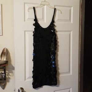 Kensie Large Black Sequin